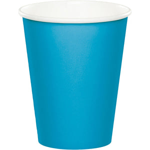 Bulk 240ct Turquoise 9 oz Hot & Cold Cups 
