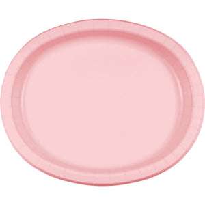 Bulk 96ct Classic Pink Sturdy Style Oval Platters 