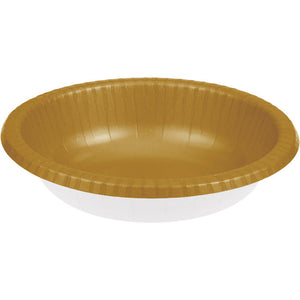 Glittering Gold Paper Bowls 20 Oz., 20 ct by Creative Converting