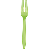 Bulk 288ct Fresh Lime Green Plastic Forks 