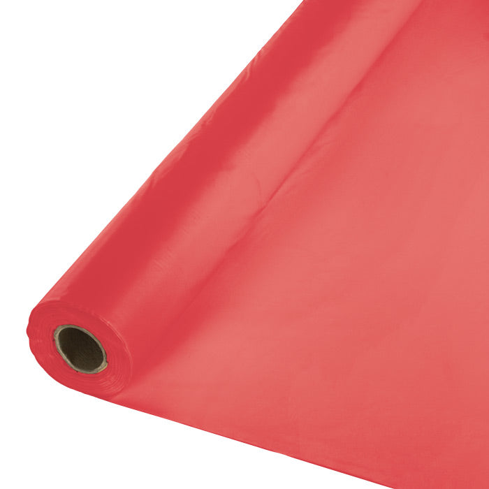 100 ft by 40 inch Coral Banquet Table Roll
