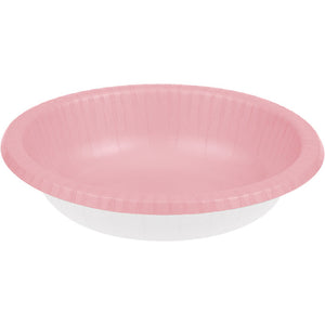 Bulk 200ct Classic Pink 20 oz Paper Bowls 