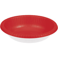 Bulk 200ct Classic Red 20 oz Paper Bowls 