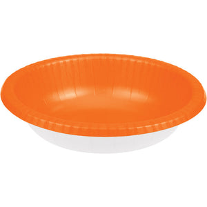 Sunkissed Orange Paper Bowls 20 Oz., 20 ct by Creative Converting