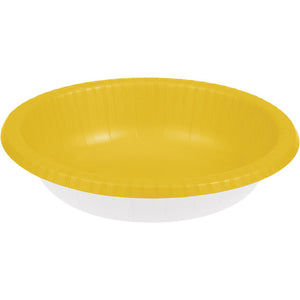 School Bus Yellow Paper Bowls 20 Oz., 20 ct by Creative Converting