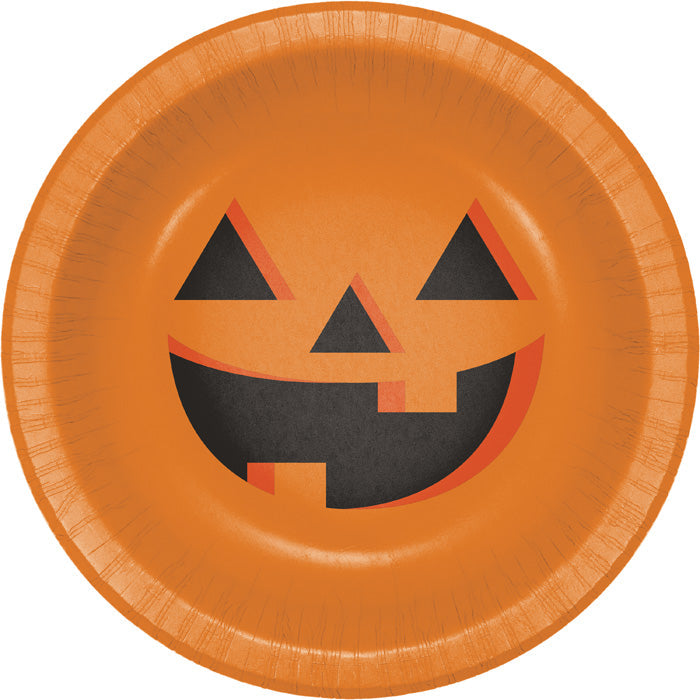 96ct Bulk Halloween Pumpkin 20 oz Paper Bowls