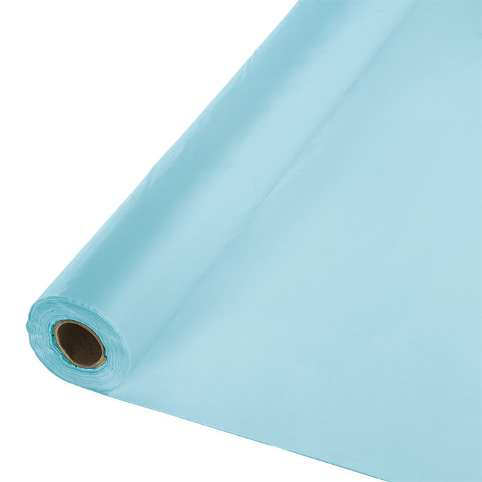 100 ft by 40 inch Pastel Blue Banquet Table Roll
