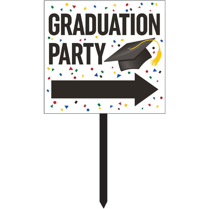 Graduation Yard Sign by Creative Converting