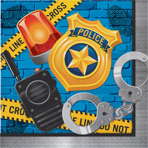 Police Party Napkins, 16 ct by Creative Converting