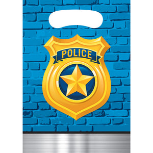 Police Party Favor Bags, 8 ct by Creative Converting