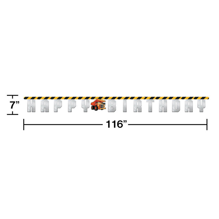 12ct Bulk Big Dig Construction Banners