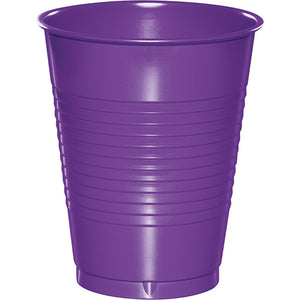 Bulk 240ct Amethyst Purple 16 oz Plastic Cups 