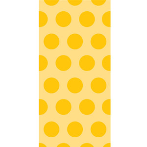 School Bus Yellow Polka Dot Favor Bags, 20 ct by Creative Converting