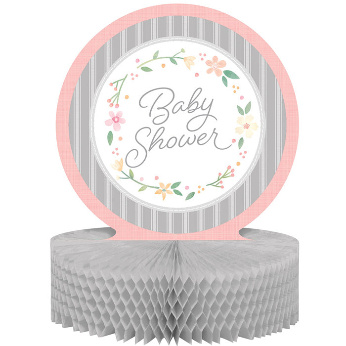 Farmhouse Floral Centerpiece - Baby by Creative Converting