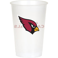 96ct Bulk Arizona Cardinals 20 oz Plastic Cups
