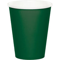 Bulk 240ct Hunter Green 9 oz Hot & Cold Cups 