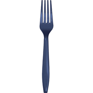 Navy Blue Plastic Forks, 24 ct by Creative Converting