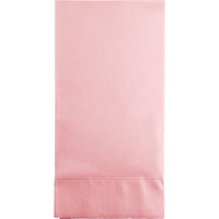 Bulk 192ct Classic Pink 3 Ply Guest Towels 