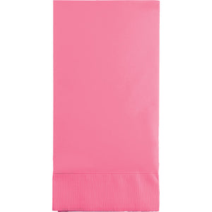 Bulk 192ct Candy Pink 3 Ply Guest Towels 