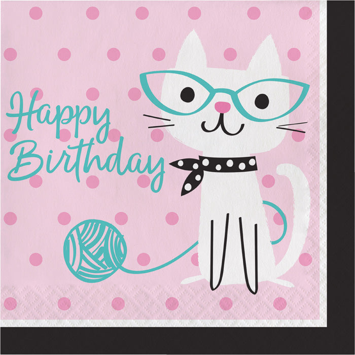 192ct Bulk Cat Party Birthday Luncheon Napkins by Creative Converting