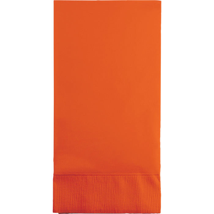 Bulk 192ct Sunkissed Orange 3 Ply Guest Towels 