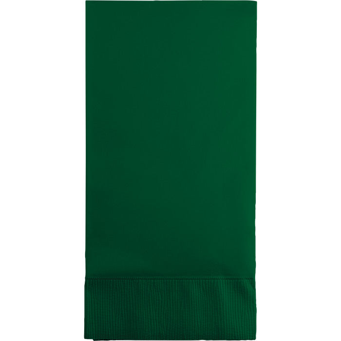 Bulk 192ct Hunter Green 3 Ply Guest Towels 