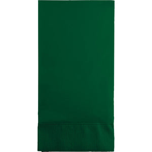 Bulk 192ct Hunter Green 3 Ply Guest Towels 