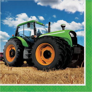 192ct Bulk Tractor Time Luncheon Napkins