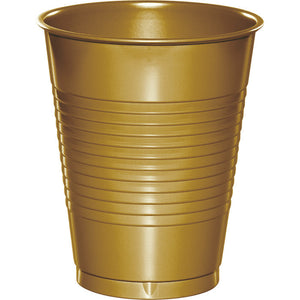 Glittering Gold Plastic Cups, 20 ct by Creative Converting