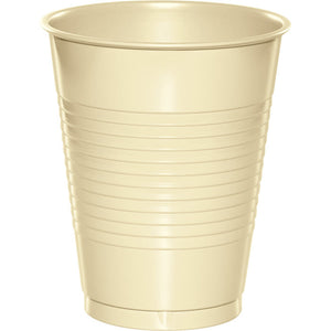 Bulk 240ct Ivory 16 oz Plastic Cups 