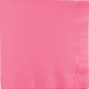 Bulk 600ct Candy Pink 2 Ply Luncheon Napkins 