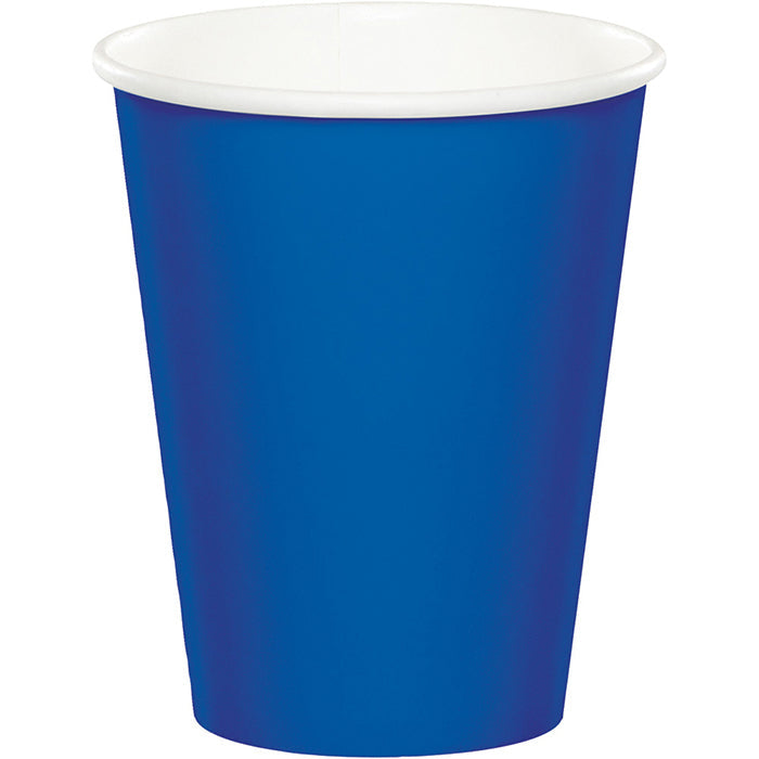 Bulk 96ct Cobalt Blue Value Friendly 9 oz Hot & Cold Cups 