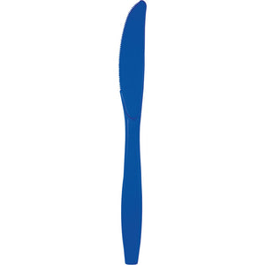 Cobalt Blue Plastic Knives, 24 ct by Creative Converting