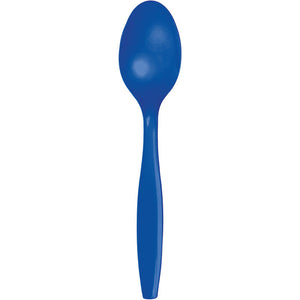 Bulk 288ct Cobalt Blue Plastic Spoons 
