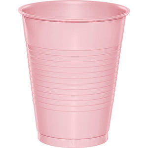 Bulk 240ct Classic Pink 16 oz Plastic Cups 
