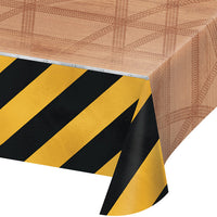 6ct Bulk Big Dig Construction Plastic Table Covers