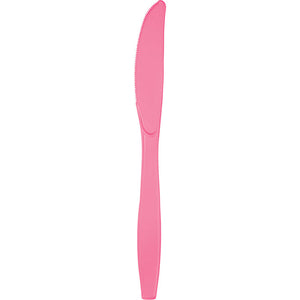 Candy Pink Plastic Knives, 24 ct by Creative Converting