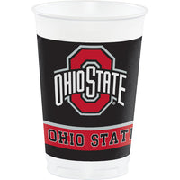 96ct Bulk Ohio State University 20 oz Plastic Cups