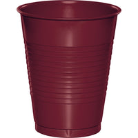 Bulk 240ct Burgundy 16 oz Plastic Cups 