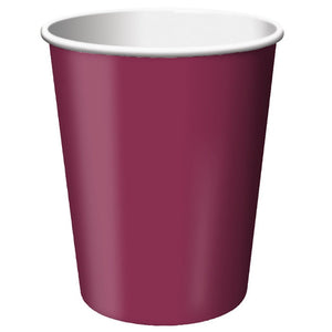 Burgundy Hot/Cold Paper Cups 9 Oz., 24 ct by Creative Converting