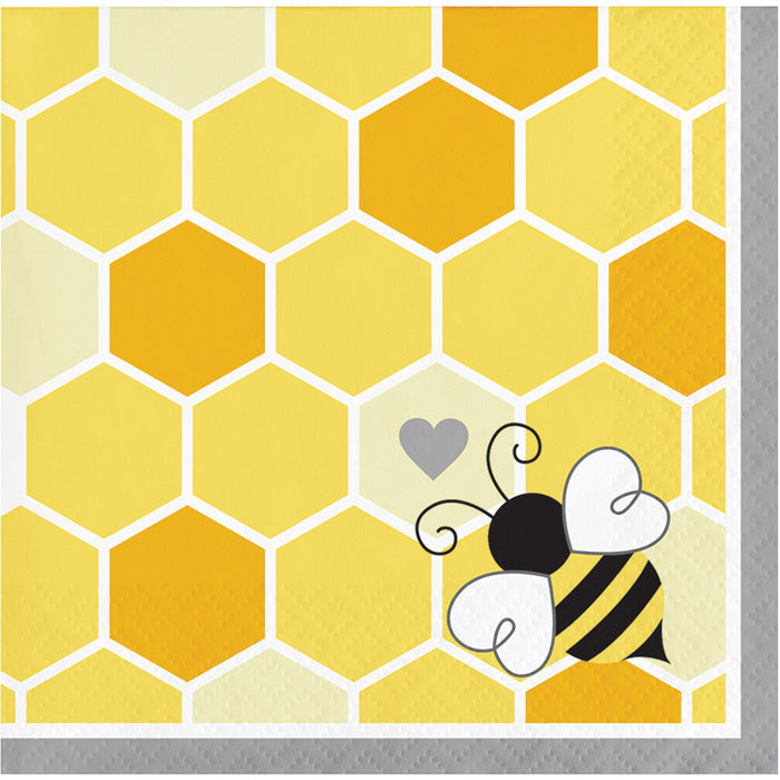 Bumblebee Baby Beverage Napkins, 16 ct by Creative Converting
