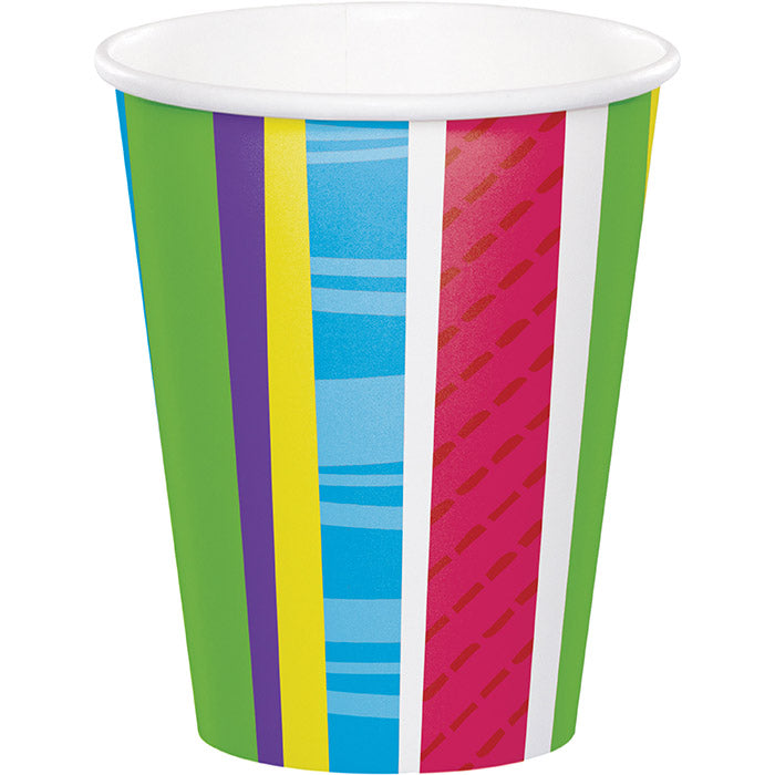 Bright And Bold Hot/Cold Paper Cups 9 Oz., 8 ct by Creative Converting