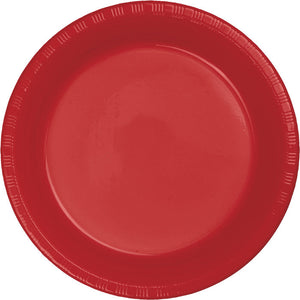 Classic Red Plastic Dessert Plates, 20 ct by Creative Converting