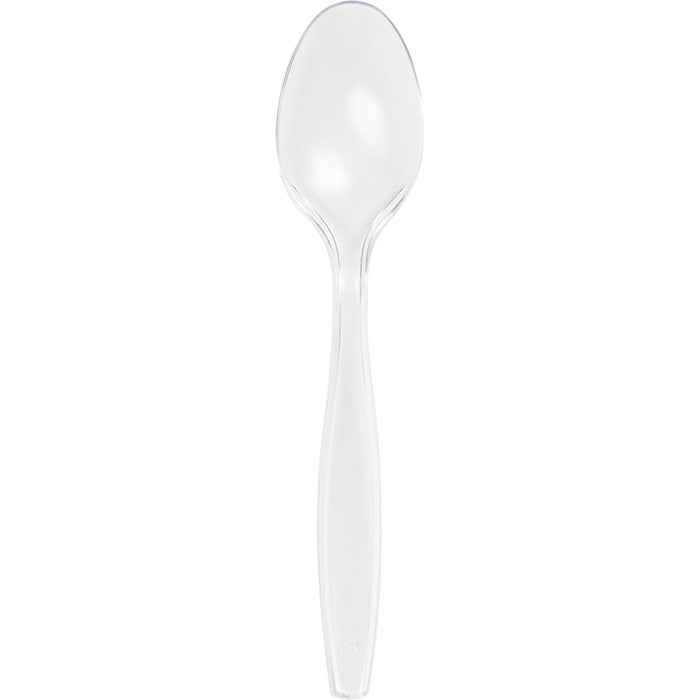 Bulk 600ct Clear Bulk Plastic Spoons 