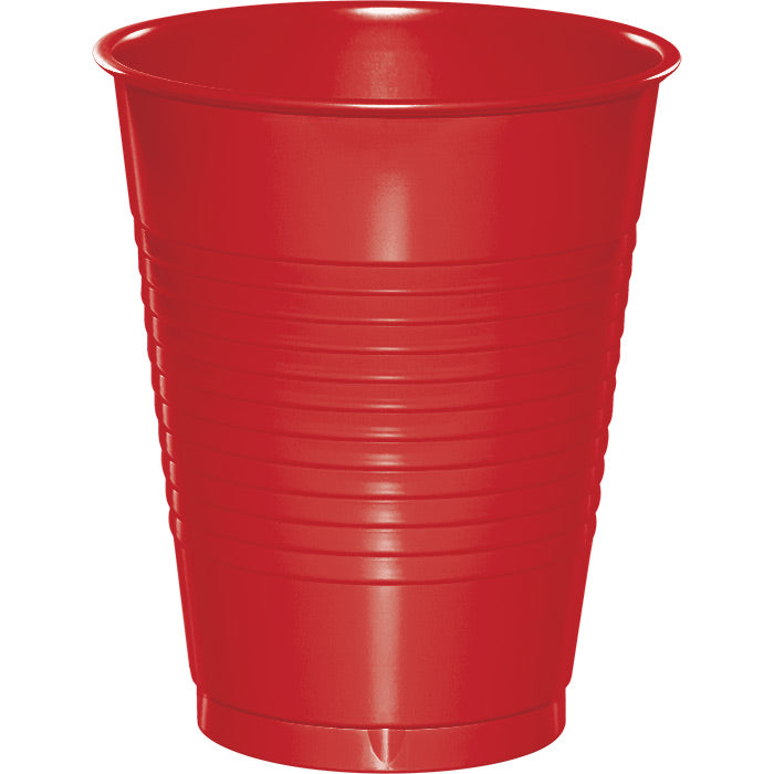 Bulk 240ct Classic Red 16 oz Plastic Cups 