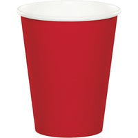 Bulk 96ct Classic Red Value Friendly 9 oz Hot & Cold Cups 