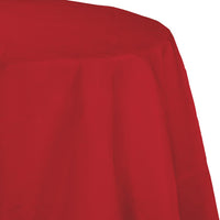Bulk 12ct Classic Red Round Paper Table Covers 82 inch 