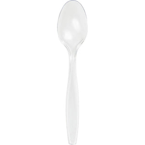 Bulk 288ct Clear Plastic Spoons 