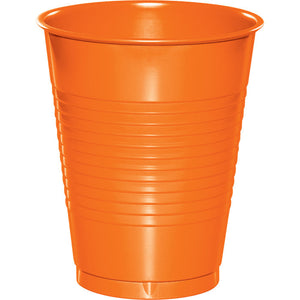 Sunkissed Orange Plastic Cups, 20 ct by Creative Converting