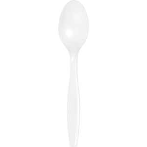 Bulk 600ct White Bulk Plastic Spoons 